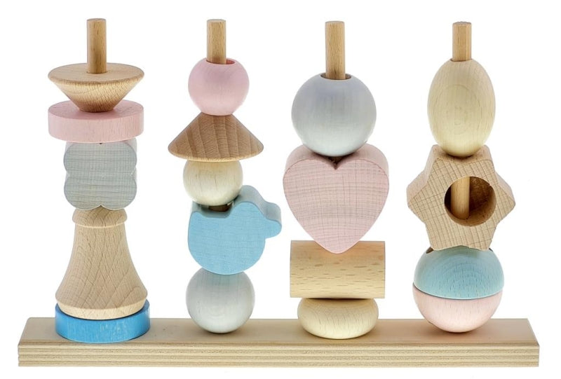Hess Holz-Stapelspiel (natur)