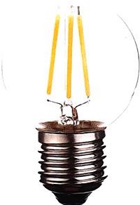 HP LED Bullet E27 1–10 W 2200 K Filament klar – LED7938
