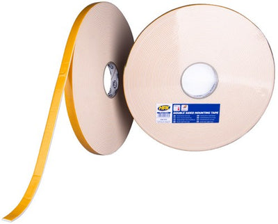 Hpx doppelseitiges Montageband | 3mm | weiß | 19 mm x 25 m – DW1925 – DW1925