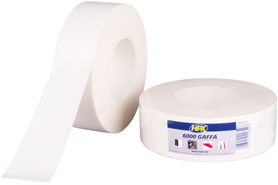 HPX Gaffer 6000 Klebeband | weiß | 75 mm x 50 m – aw7550 – aw7550