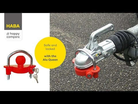 Alu-Queen-Kugelschloss mit Halterung für Wohnwagen und Anhänger