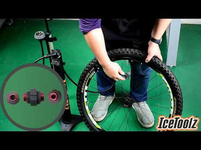 IceToolz Hochdruckkompressor schwarz 106PSI 11.0bar