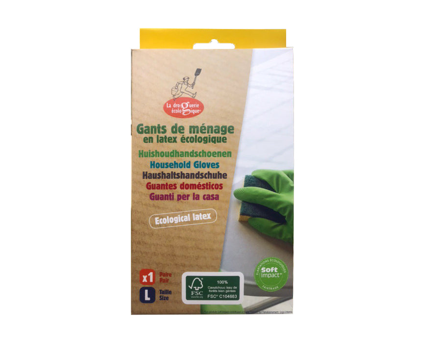 La Droguerie Ecologique Haushaltshandschuhe natuurlatex fsc m