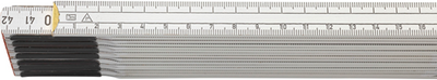 Hultafors Zollstock p600 3m | weiß - hu106729