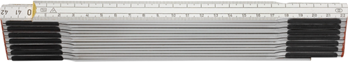 Hultafors Zollstock p600 3m | weiß - hu106729