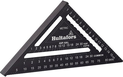 Hultafors Sparrenquadrat 0-90 Grad 18 cm - hu257010 - hu257010