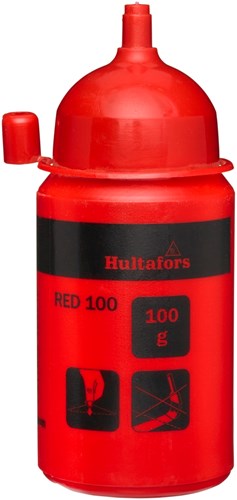 Hultafors Battle Line Kreide rot – 100 Gramm – hu652423 hu652423