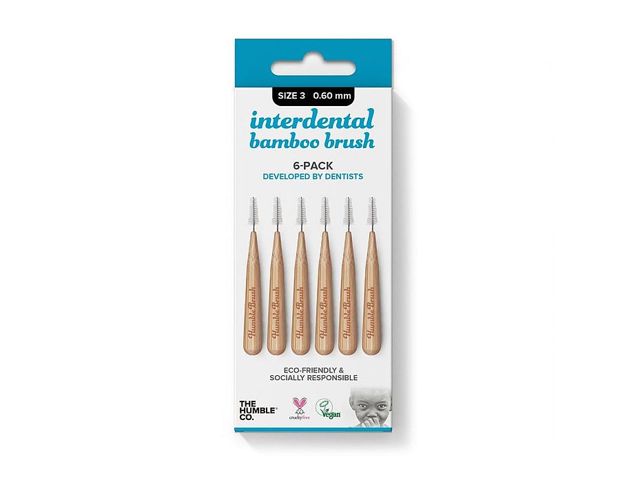 Der Humble Co. Interdental Pinsel 6 ST Blau 0,60 mm