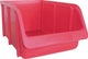 Hunersdorff Lagerbehälter | L332 290xB207xH155mm | pp rot | stapelbar | 12 Stück - 674100 674100