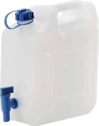 Hunersdorff Wasserkanister | 12 l HD-PE | H332xB334xT160 mm | 1 Stück - 817500 - 817500