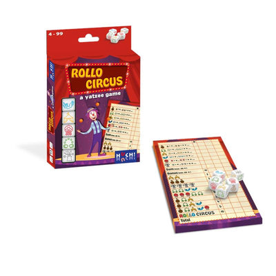 Asmodee Rollo Yatze Circus Dice Game