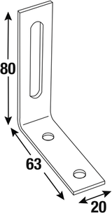 Connex verstellbares Quadrat 80x63x20 BVZ - HVB4360 - afbeelding 2