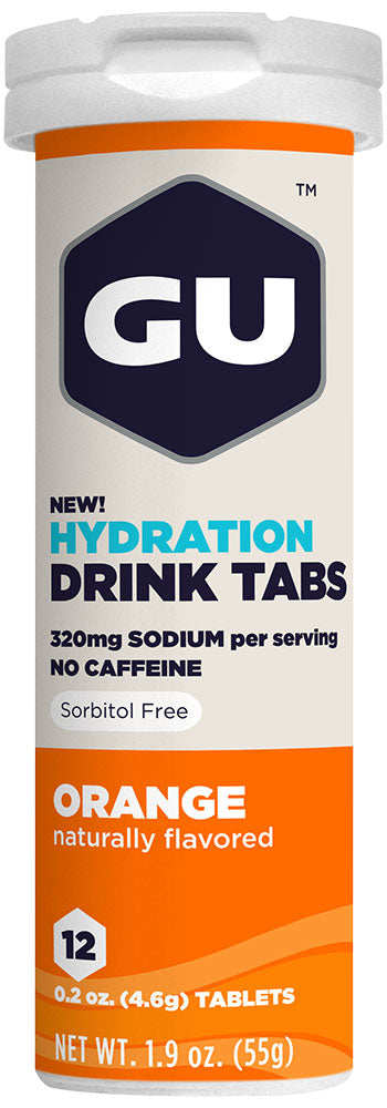 Gu Hydration Tabs 12x4,5g | Erdbeer-Hibiskus