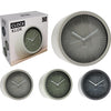 Home-Styling-Uhr aus Metall, stehend, 15 x 7 cm