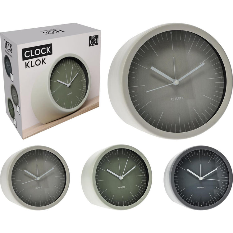 Home-Styling-Uhr aus Metall, stehend, 15 x 7 cm