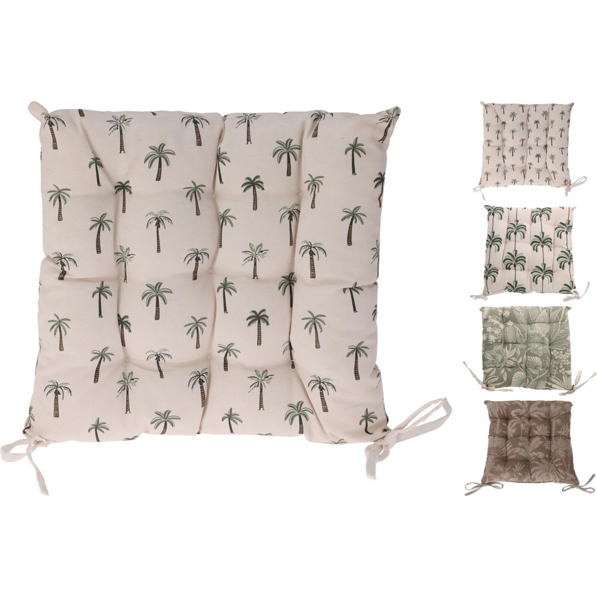 Home-Styling-Stuhlkissen im tropischen Design