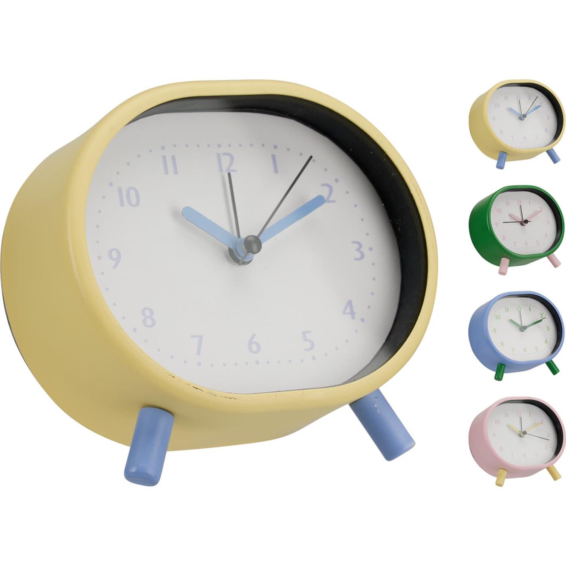 Home-Styling-Wecker in Duo-Farben, 12 cm
