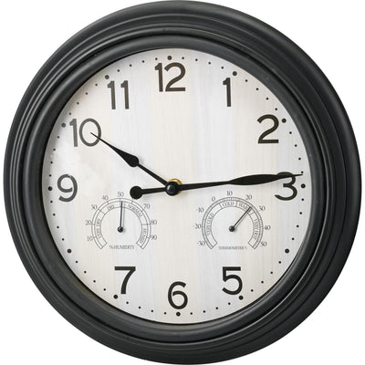 Home-Styling-Wanduhr schwarz 30 cm