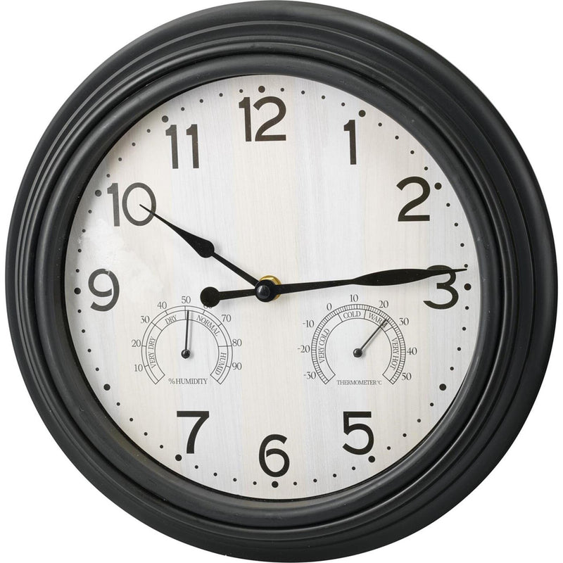 Home-Styling-Wanduhr schwarz 30 cm