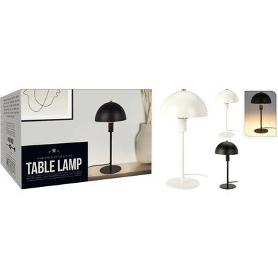 Home Styling Tischlampe Metall schwarz 18x36cm Bild