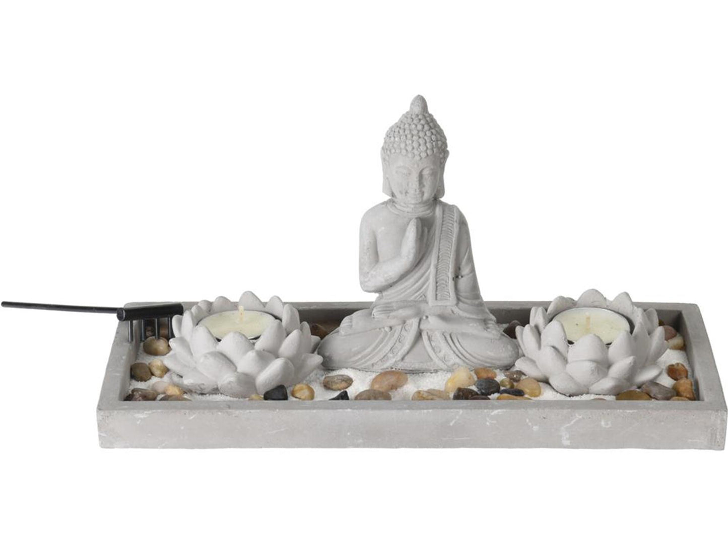 Home-Styling-Buddha-Zen-Gartenset 29,5 x 12 x 7 cm