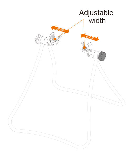 Ibera ib-st2 Fahrradständer, einfach zu bedienen