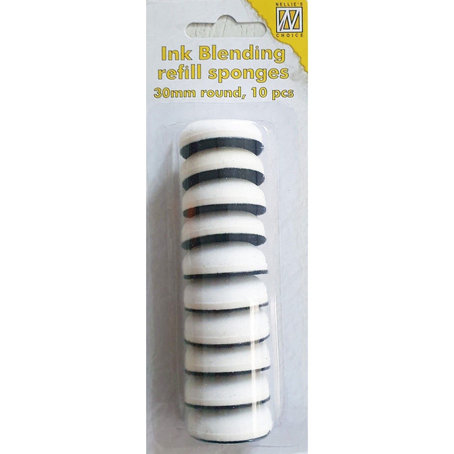 Nellies Wahl • Nachfüllschwämme zum Mischen von Tinte, 30 mm rund, 10 Stück