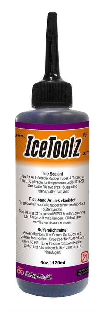 IceToolz Reifenpannenschutz bis zu 60PSI, 120ml 24066F1