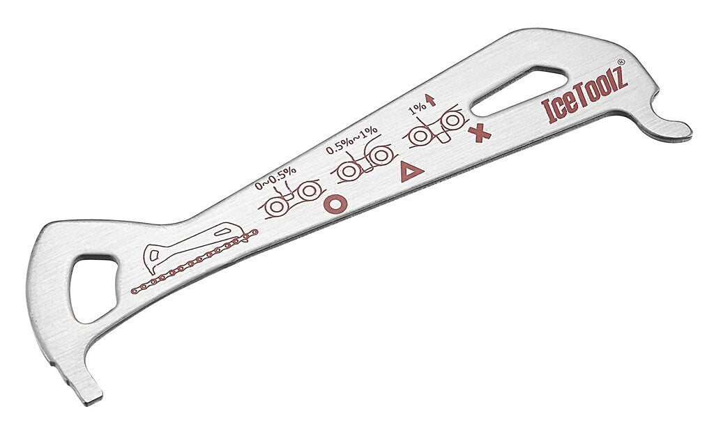 Kettenverschleißlehre IceToolz 62C4 Rostfreier Stahl
