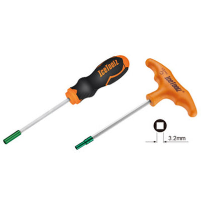 IceToolz Speichen-Nippelschlüssel-Set 12B5 für 3,2 mm (Vierkant) Nippel