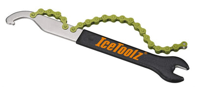 Pedalschlüssel mit Haken und Freilaufabzieher 1 2 x 1 8 IceToolz 34S2