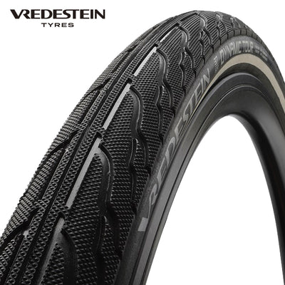 Vredestein 28x1 5 8x1 1 8 (28-622) Dynamic Tour Black Reflex Thread 28454