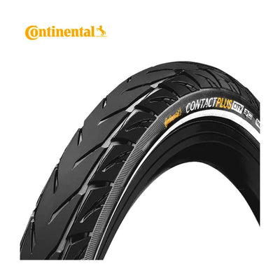 Continental contact plus city Reifen 37-622 (28x1.40) schwarz reflex
