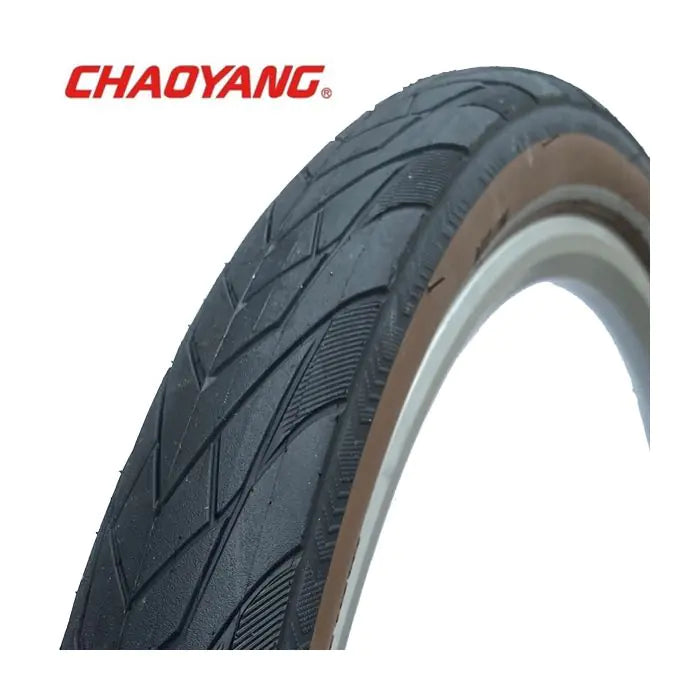 Chaoyang 28x1 5 8x1 3 8 (37-622) Turmfalke schwarzbrauner Reflexfaden mit 5 mm Pannenschutz w211187
