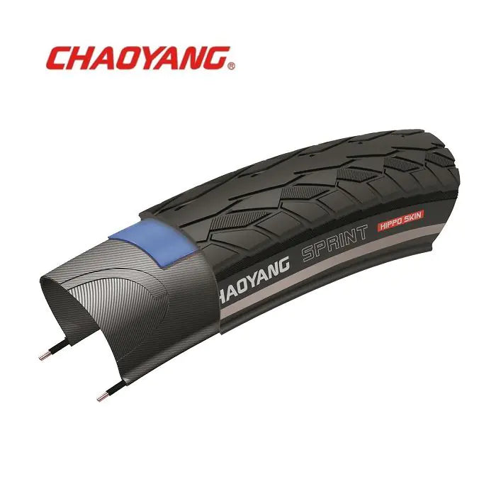 Chaoyang 28x1 5 8x1 3 8 (37-622) Sprint schwarzer Reflexfaden mit 1,5 mm Kevlar-Floc-Pannenschutz W211184