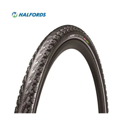 Halfords 28x1 5 8x1 3 8 Standard schwarzer Reflexfaden