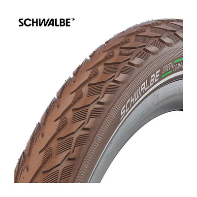 Schwalbe Tire 28x1 5 8x1 3 8 (37-622) Delta Cruiser Bruin Reflex