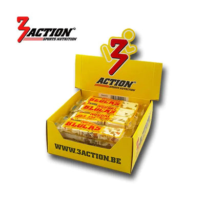 3action Nougatblöcke 40 Gramm – Displaybox 20 Stück – 1202030006