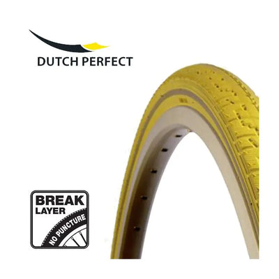 Niederländisch perfekte Außenreifen Niederländisch perfekt 28 x 1 ½ 40-635 Keine Punktion gelb + Reflexion