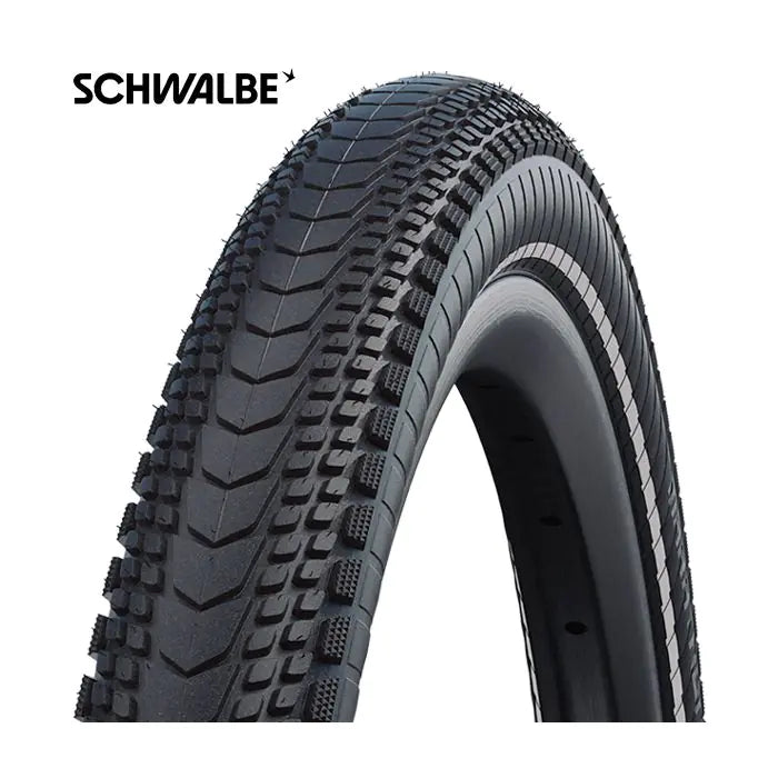 Klappband Schwalbe Marathon Almotion 28 x 1,50 40-622 mm - schwarz mit Reflexion