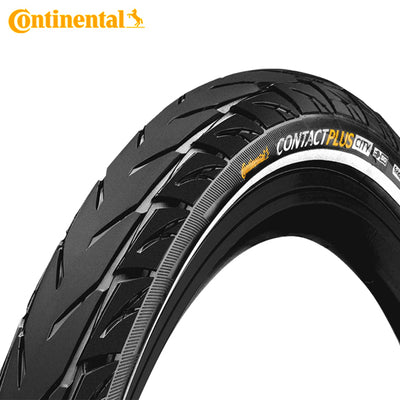 Continental Buitenband contact plus city 42-622 (28x1.60) schwarz reflex
