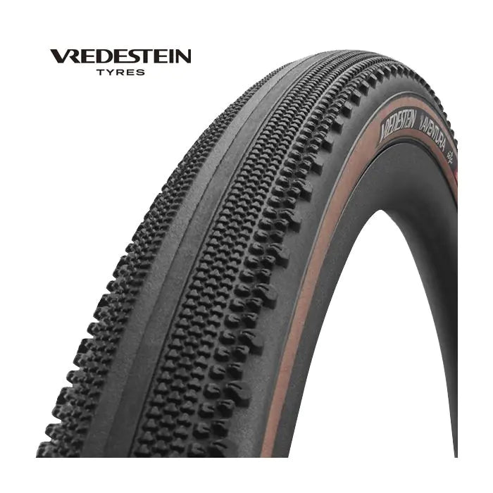 Vredestein Tire Aventura Seta 700 x 44C ZW Transparentes Falten