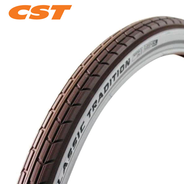 Cst 28x1,75x2 (47-622) klassischer Tradition braun-weißer Reflexfaden 570544