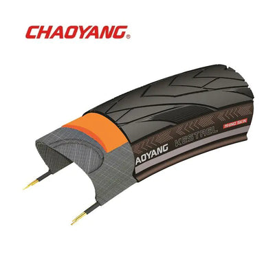 Chaoyang 26x1,75 (47-559) Kestrel schwarzer Reflexfaden mit 5 mm Pannenschutz w208094