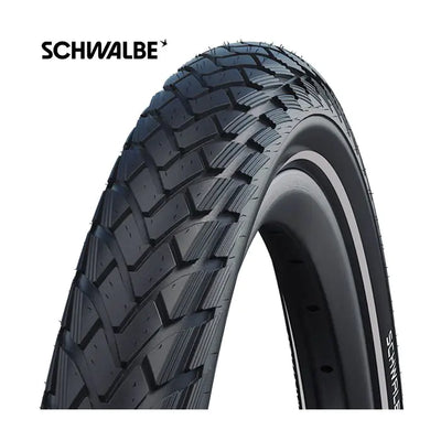 Schwalbe Tire Green Marathon Greenguard 28 x 2,00 50-622 mm schwarz mit Reflexion