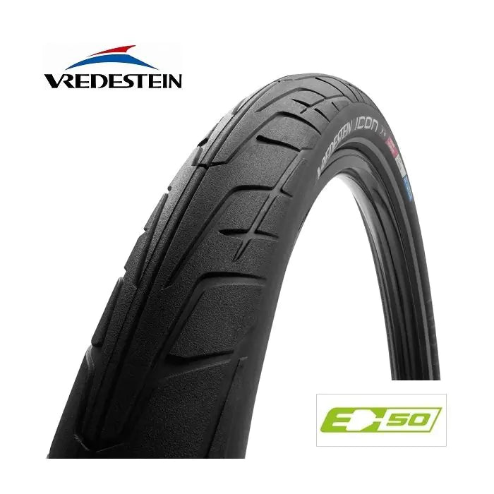 Vredestein -Reifen -Ikon 28 x 2,0 schwarzer Refluen