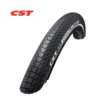 Außenreifen: CST Brooklyn Pro Farbe: schwarz (2mm Durchstichschutz) Größe: 20x2.15, ETRTO 55-406