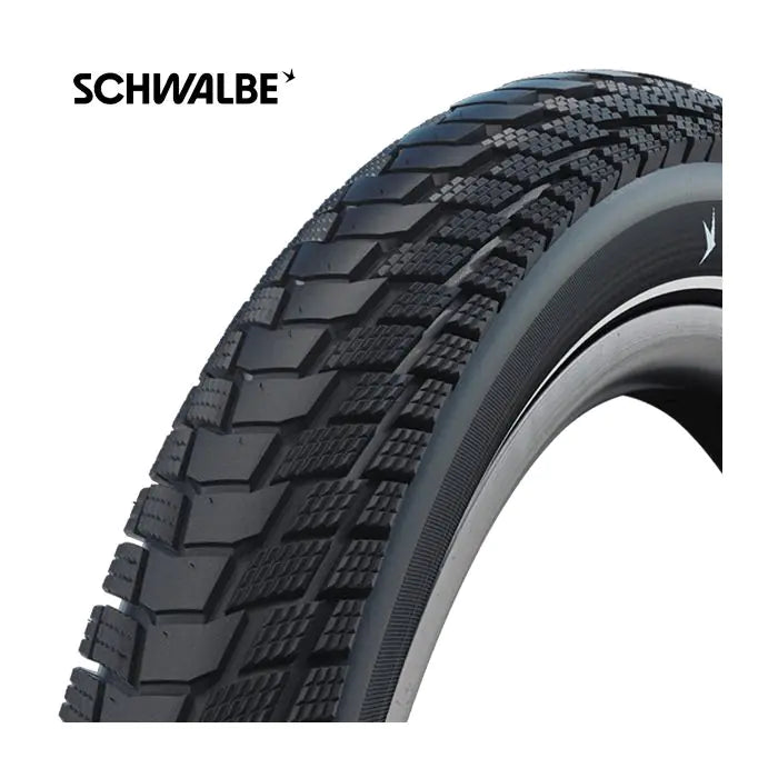Schwalbe Tonabnehmer – verkabelt – Addix E – Super Defense – 24 x 2,15 – Schwarz + Reflex