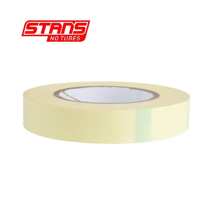 Stans Notubes Felgenband, gelbes Band, 25 mm breit, Werkstattrolle, 54 Meter (60yd), AS0006