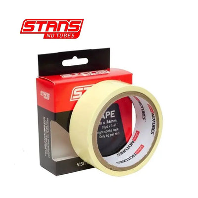 Stans Notubes Felgenband, gelbes Band, 36 mm breit, Rolle 9 Meter (10 Yard), AS0135